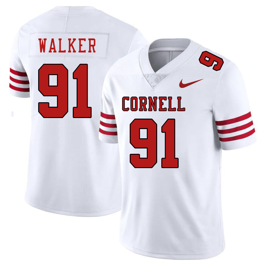 Men-Youth #91 Brayden Walker Cornell Big Red 2023 College Football Jerseys Stitched Sale-White